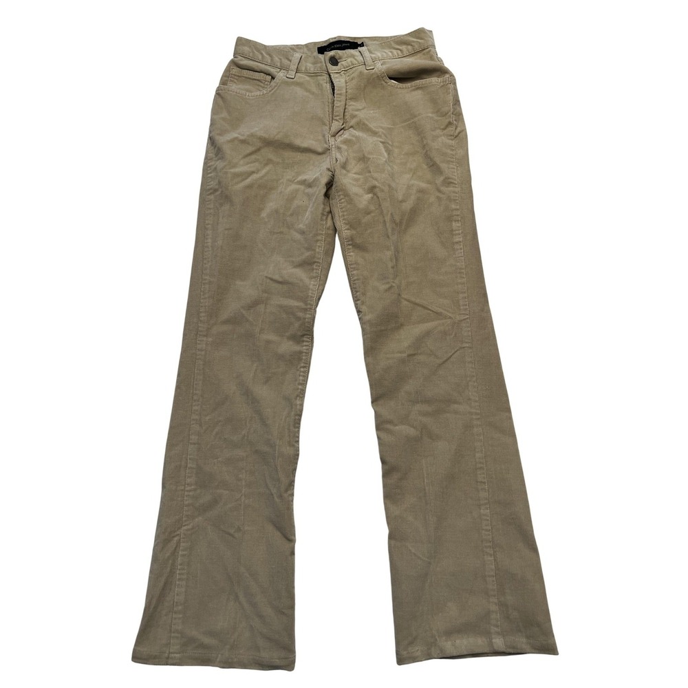 Calvin Klein Jeans Pants Womens 6 Beige Tan Corduroy Bootcut Stretch Casual‎